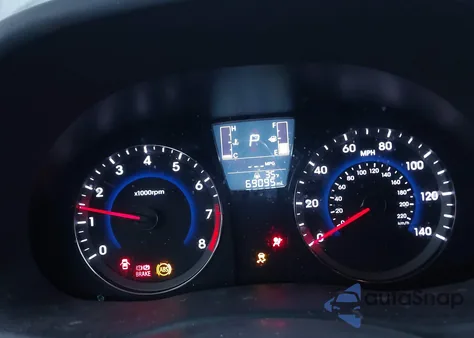 2016 Hyundai Accent Se z USA, uszkodzony, nr VIN KMHCT4AE8GU138793